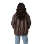 Lia | Women Punk Pu Faux Leather Zipper Jacket Lapel Moto Crop