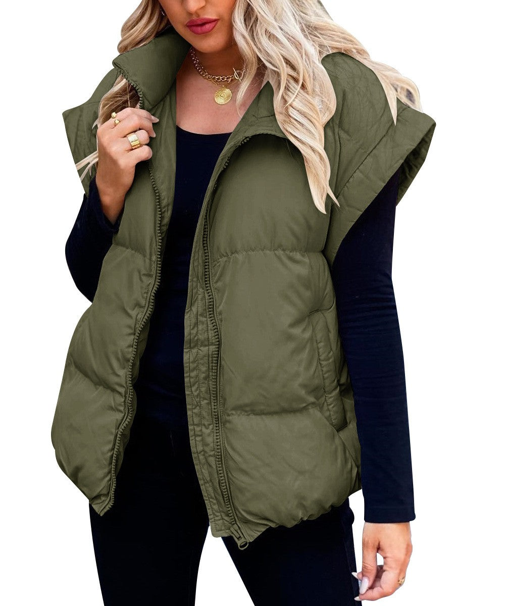 Quilted Body Warmer with Zipper | Fall/Winter