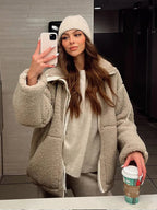 Kishna | Winter Teddy Jacket for Women