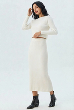 Lisa | Ribbed Knit Set