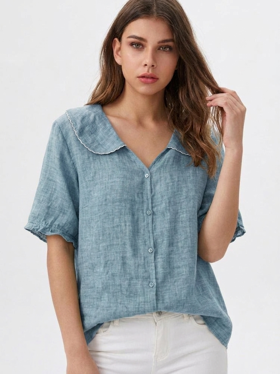 Lina | Linen Ease Blouse