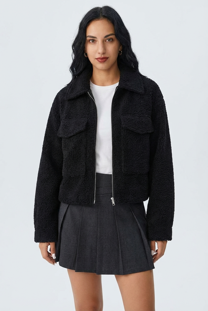 Noa | Tweed Zip Jacket