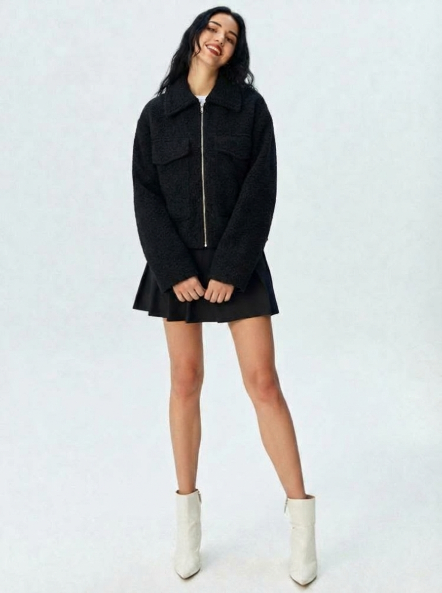 Noa | Tweed Zip Jacket
