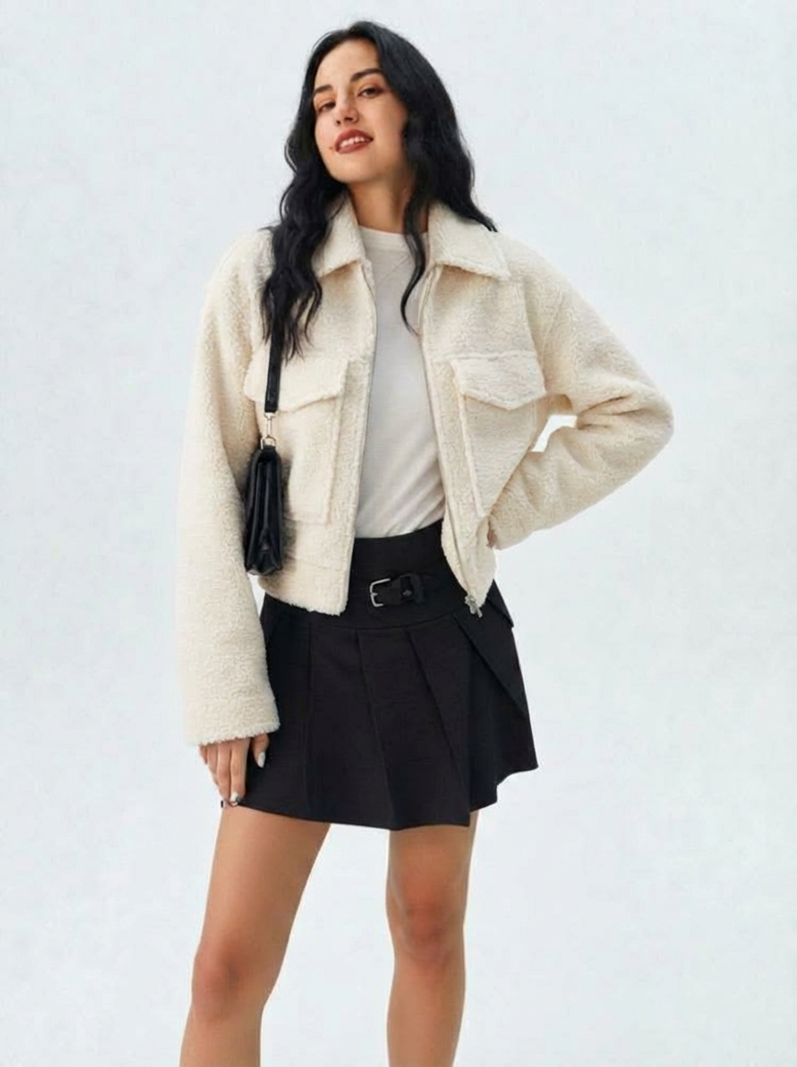Noa | Tweed Zip Jacket