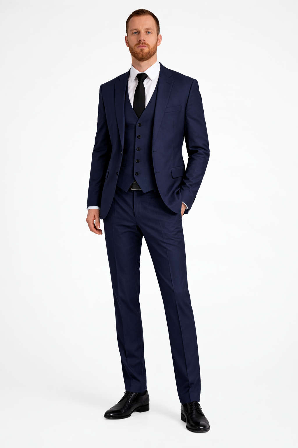 Liam | Men Linen Three Piece Wedding Guest Suit Blazer Trousers and Waistcoat Set