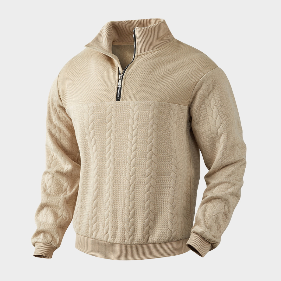 The Bastiaan - Premium Quarter Zip Sweater