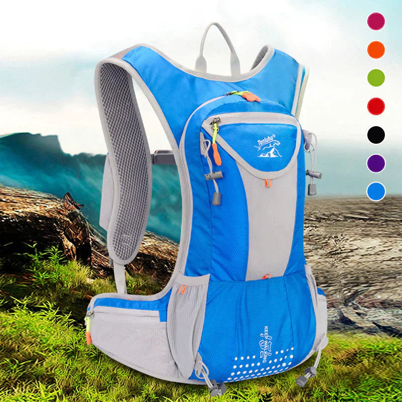 Ultra-Light Waterproof Backpack with Built-In Water Bladder – Hydration Pack for Hiking, Cycling and Outdoor Adventures | Elcevi