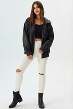 Noa |  Faux Leather Jacket