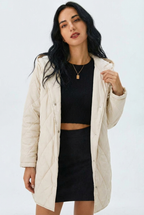 Lina | Quilted Hooded Jacket