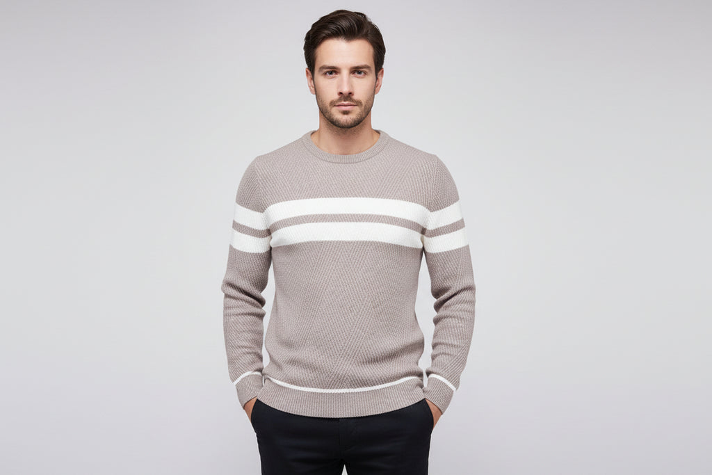 Elroy - Casual Striped Sweater
