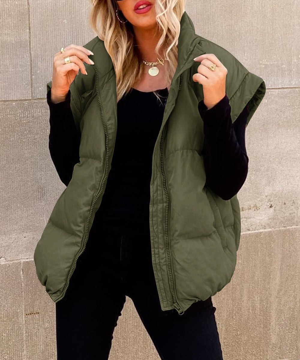 Quilted Body Warmer with Zipper | Fall/Winter