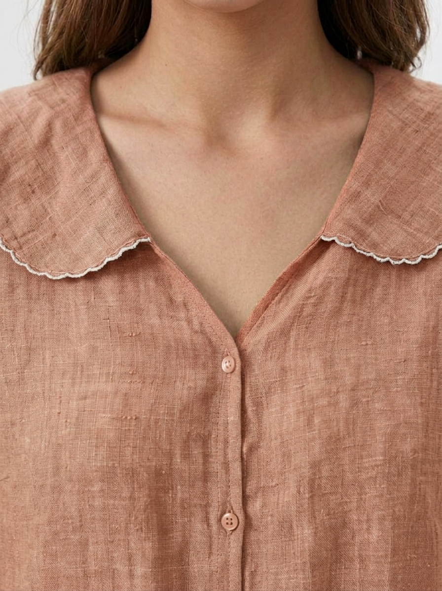 Lina | Linen Ease Blouse
