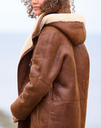 ISA | Women's Hooded Coat – Warm, Casual & Elegant for Winter Days