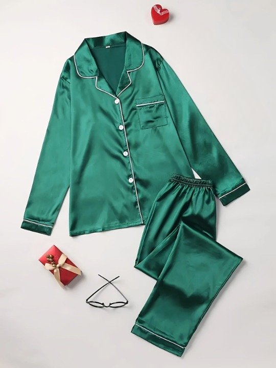 Lia | Silken Dreams Duo - Casual Comfort Sleepwear Set