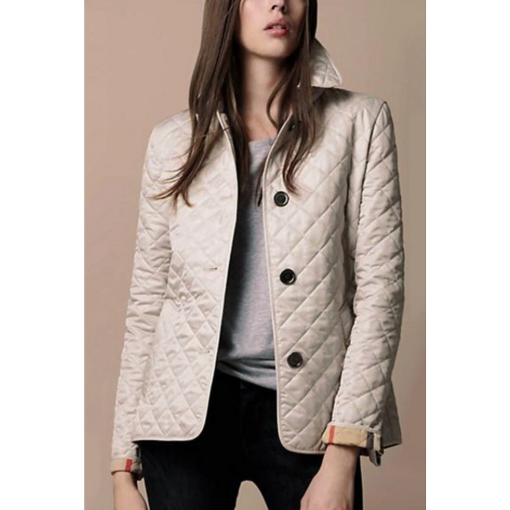 Lia | Women’s Button Down Down Jacket Modern Warm Stylish Comfortable
