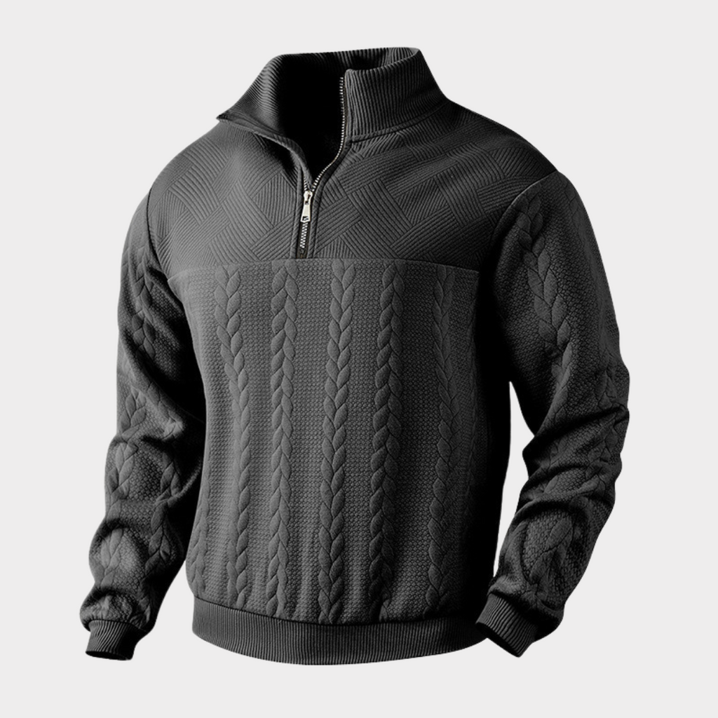 The Bastiaan - Premium Quarter Zip Sweater