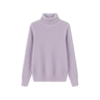 Lia | Wool Cashmere look Turtleneck Sweater Women Pullover