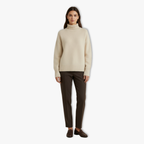 Lia | High Neck Sweater Women Soft Knitwear Lazy Style Pullover