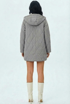 Lina | Quilted Hooded Jacket
