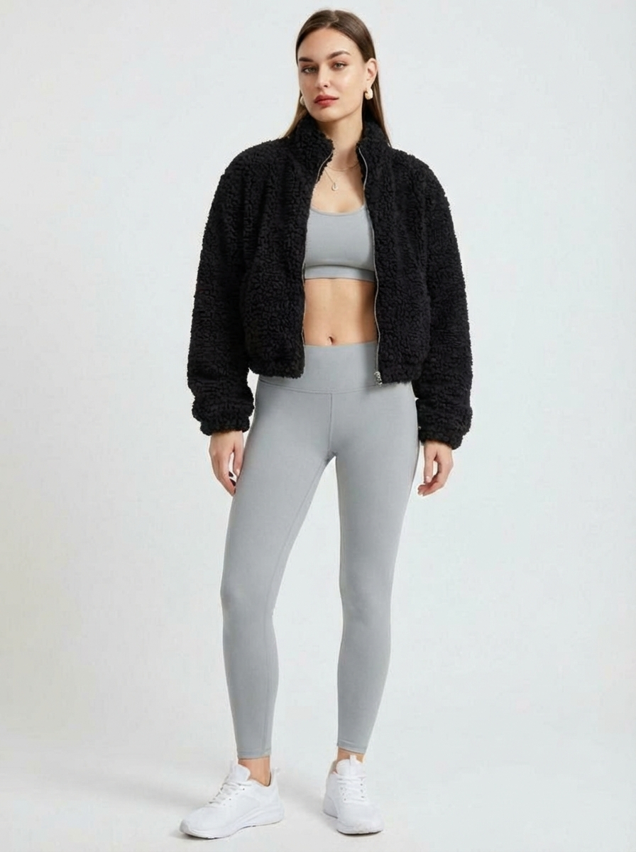Noa | Sherpa Zip Jacket