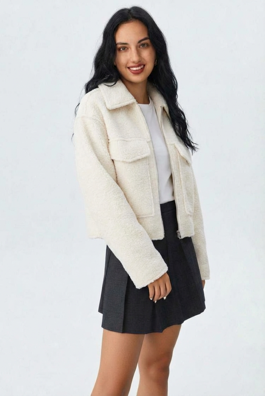 Noa | Tweed Zip Jacket