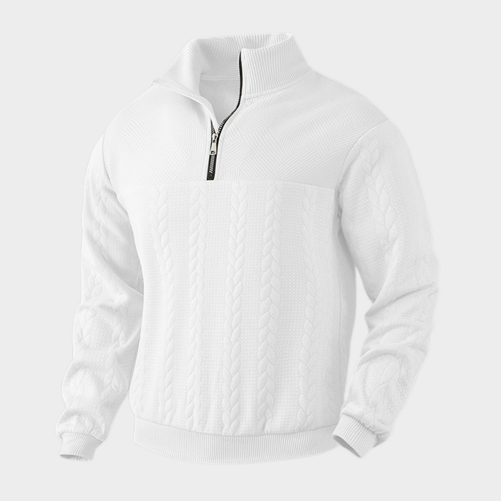 The Bastiaan - Premium Quarter Zip Sweater