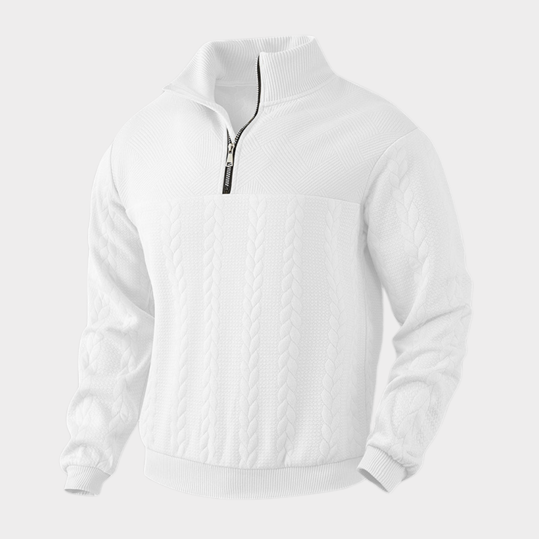 The Bastiaan - Premium Quarter Zip Sweater