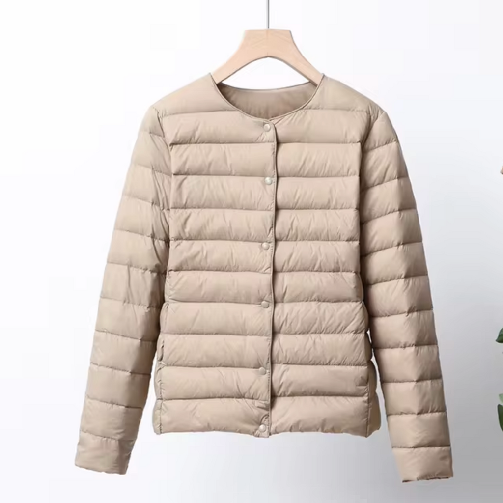 Kim | Women's Ultralight Down Jacket Light Warm Short Design