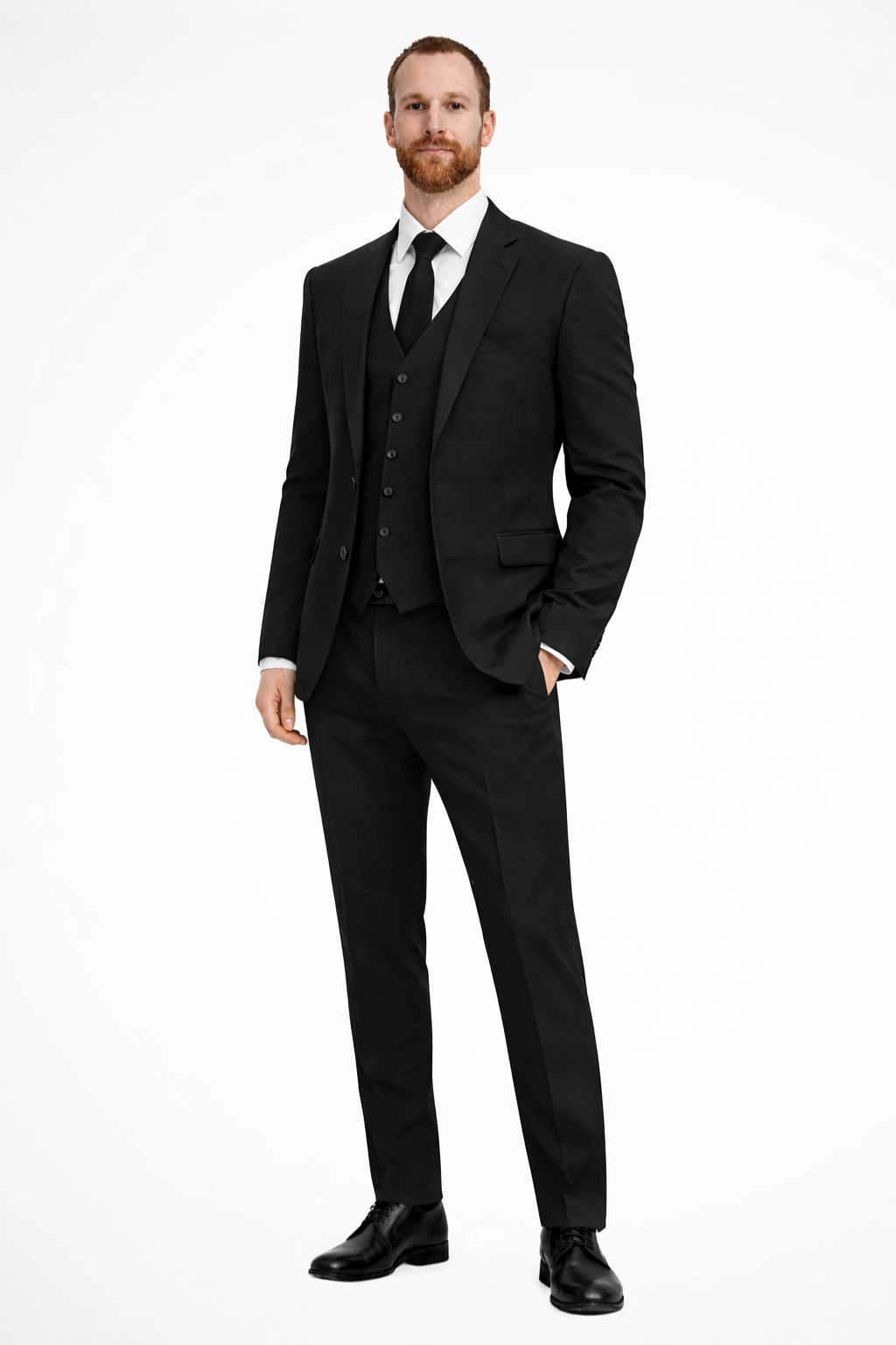Liam | Men Linen Three Piece Wedding Guest Suit Blazer Trousers and Waistcoat Set