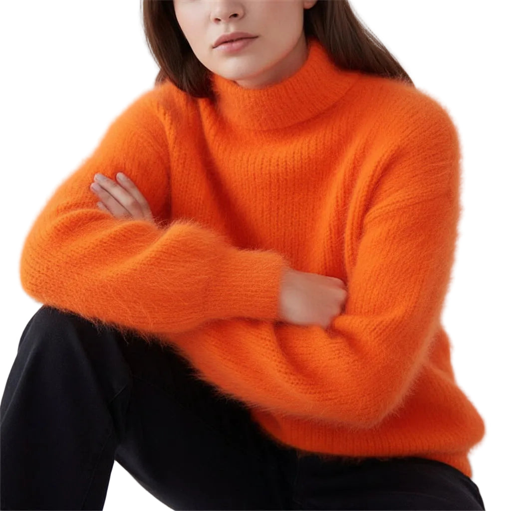 Janice |  Lantern Sleeve Sweater