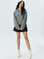 Noa | Tweed Zip Jacket