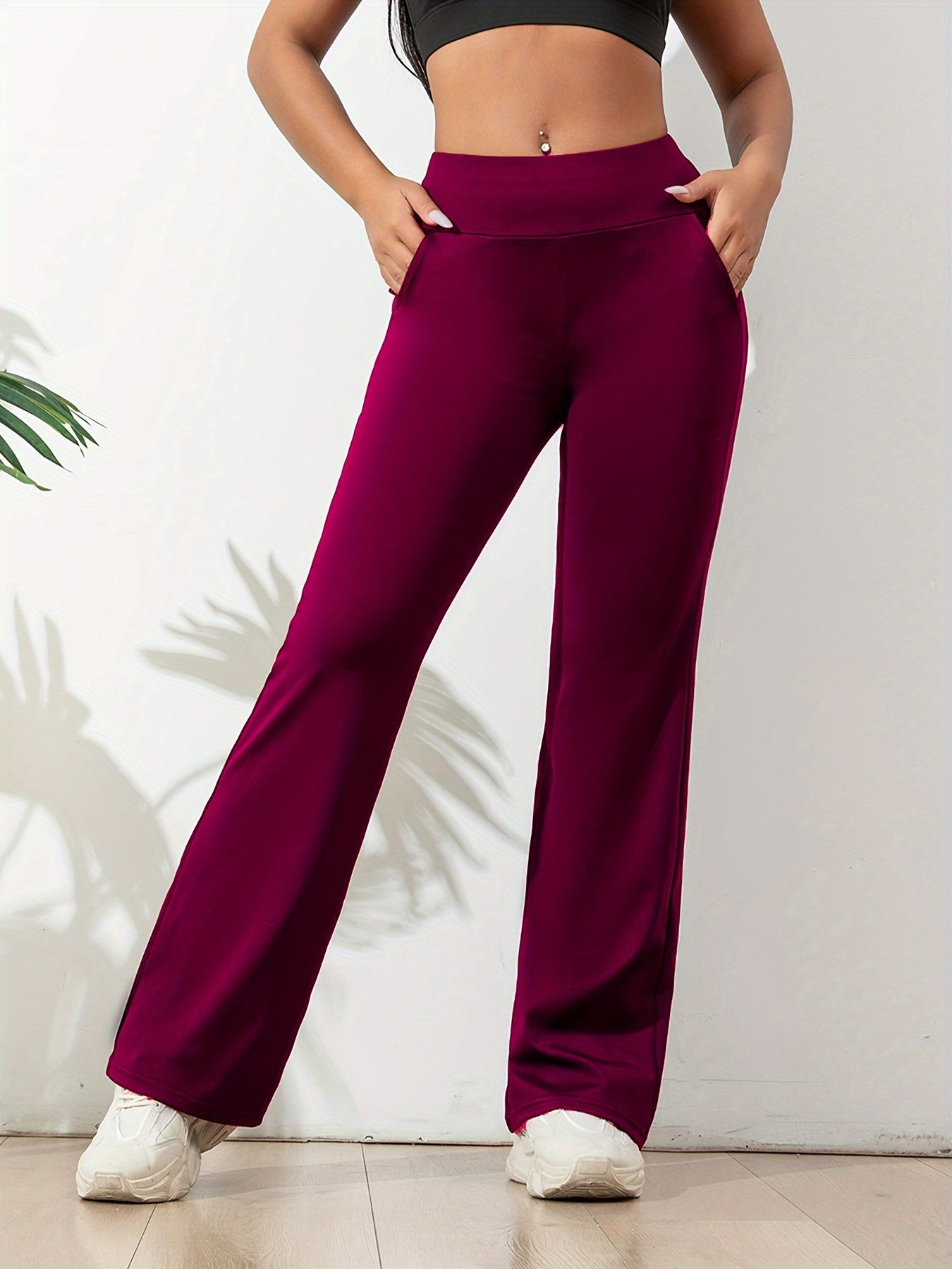 Esra | All-Season Athleisure Flared Pants