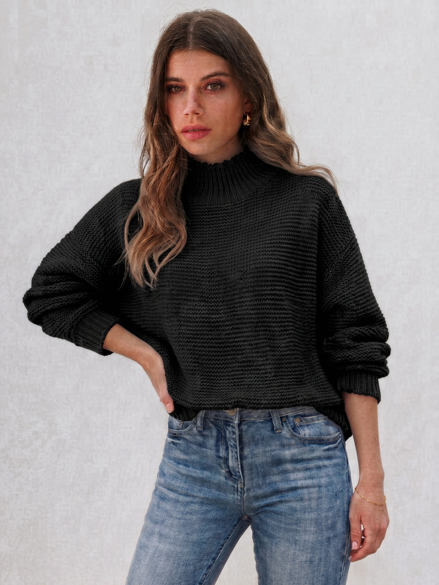 Lina | Knit Turtleneck Sweater