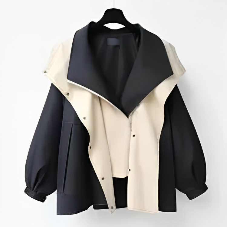 Lia | Women's Rain Jacket Stylish Dry Outfit Gray Days