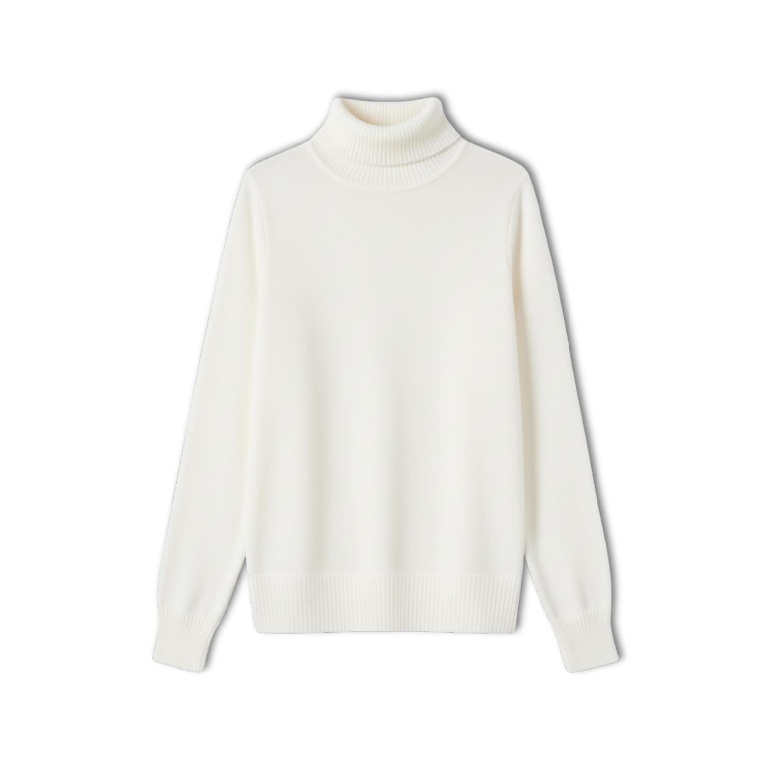 Lia | Wool Cashmere look Turtleneck Sweater Women Pullover