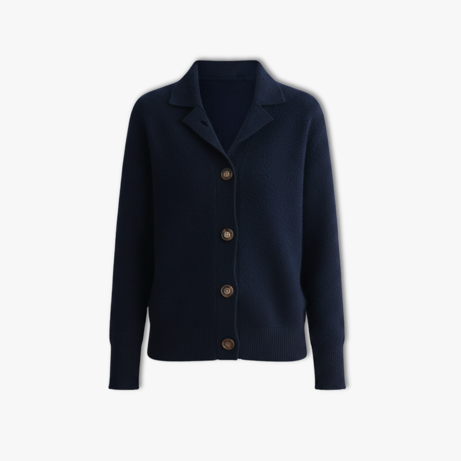 Lia | Stand Collar Knitted Cardigan Women Loose Short Jacket