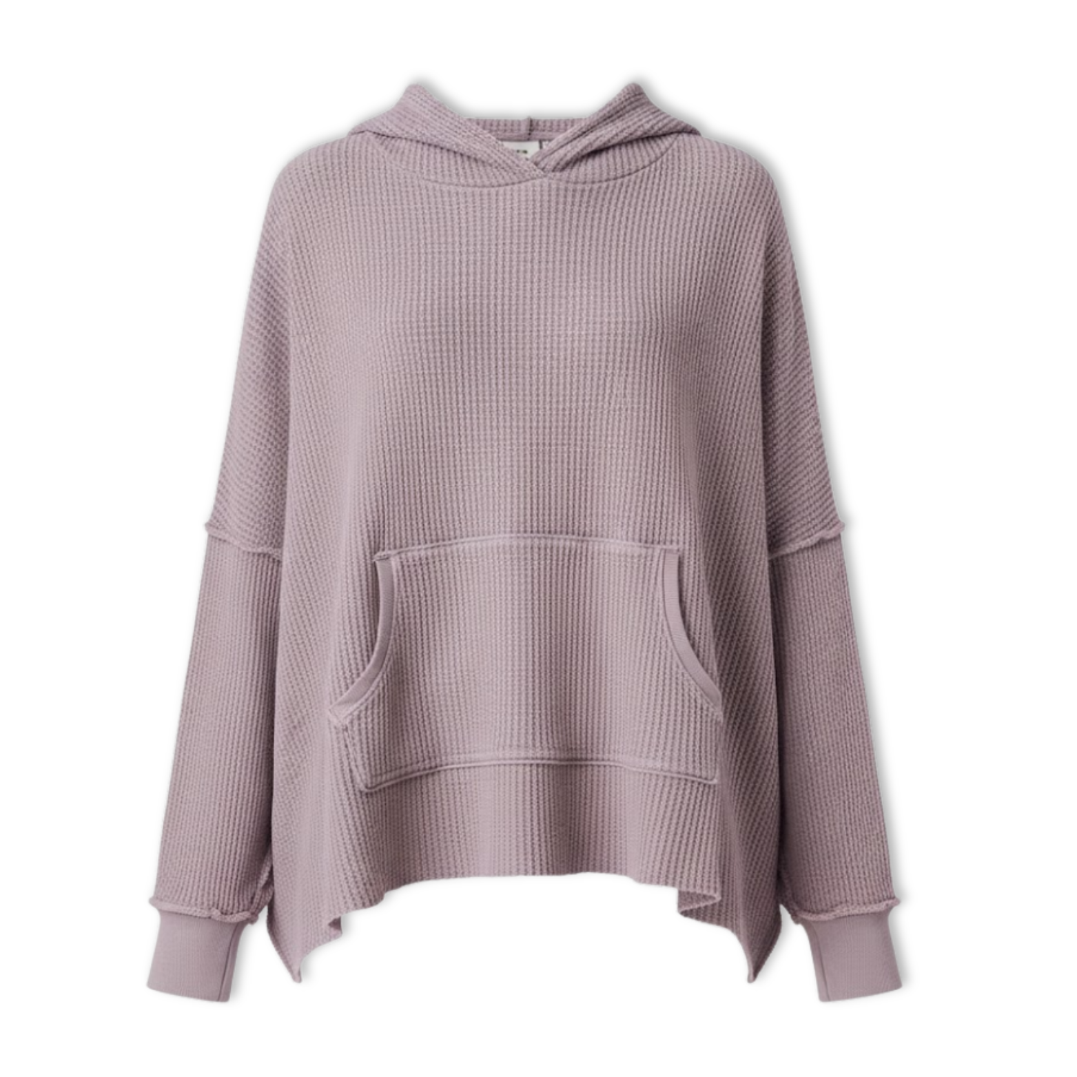 Lia | New Waffle Oversized Hoodies Women Long Sleeve Patchwork Jogger Sweatshirt