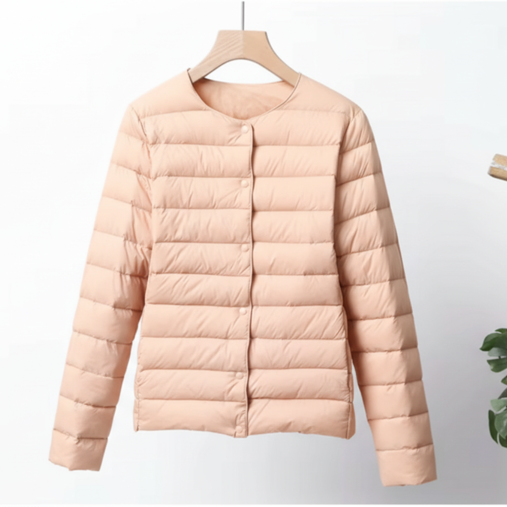 Kim | Women's Ultralight Down Jacket Light Warm Short Design