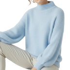 Janice |  Lantern Sleeve Sweater