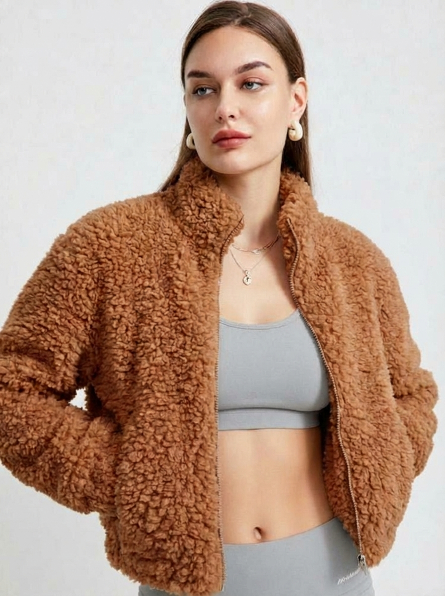 Noa | Sherpa Zip Jacket