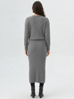 Lia | Ribbed Knit Dress