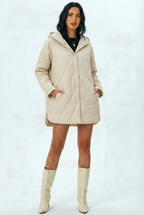 Lina | Quilted Hooded Jacket