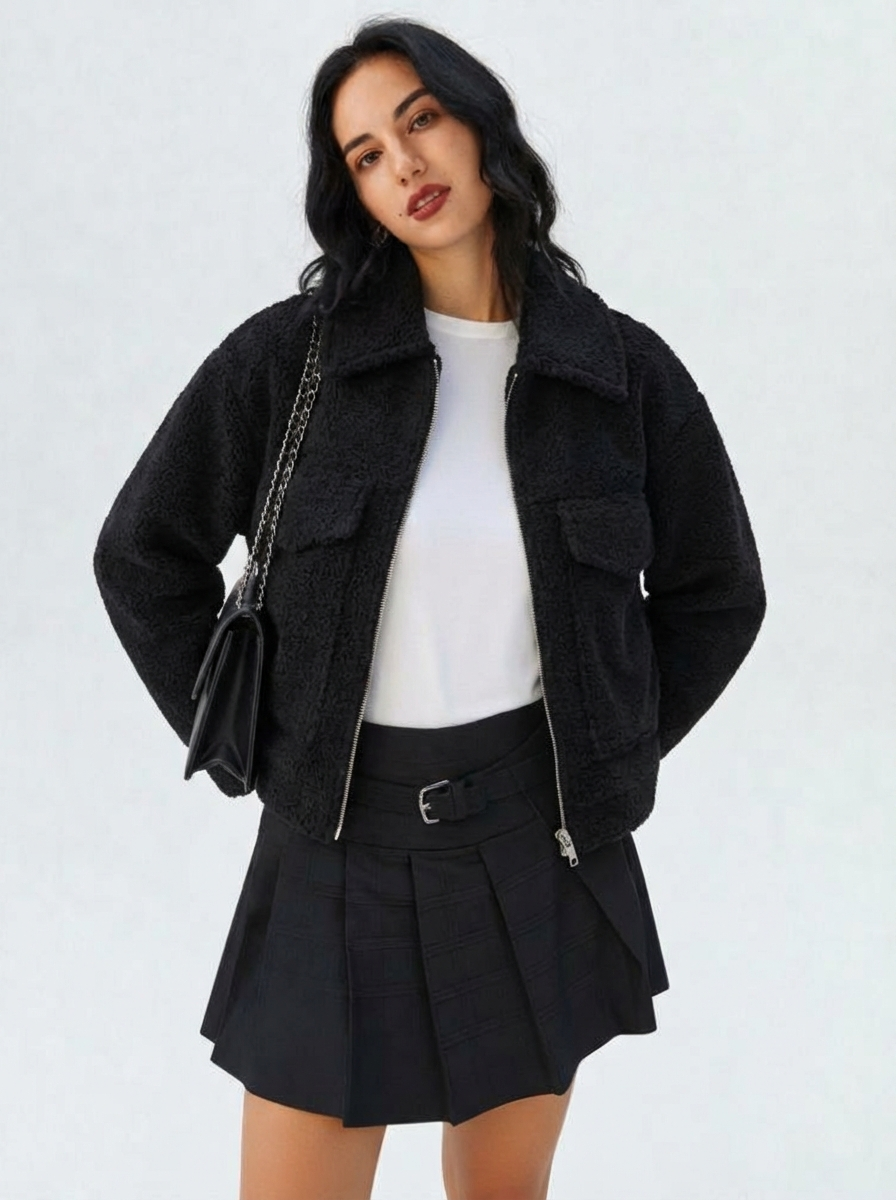 Noa | Tweed Zip Jacket