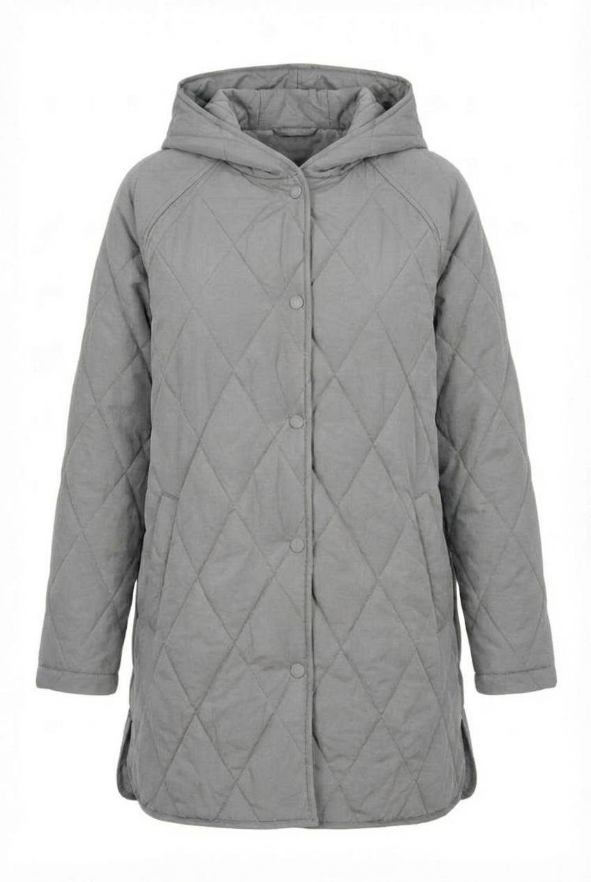 Lina | Quilted Hooded Jacket