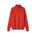 Lia | Wool Cashmere look Turtleneck Sweater Women Pullover