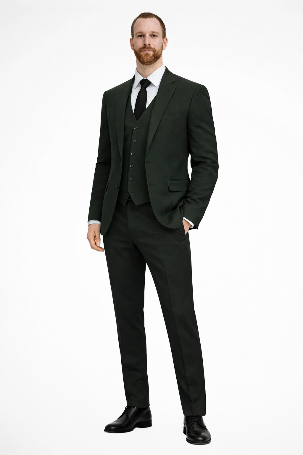 Liam | Men Linen Three Piece Wedding Guest Suit Blazer Trousers and Waistcoat Set
