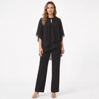 Lia | Pantsuit Elegant Chiffon Two Piece Set Formal Evening Guest Trouser Suit