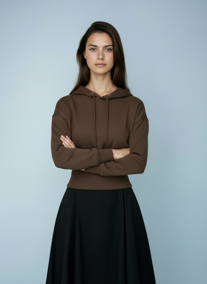 Lily | Cropped hoodie