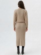 Lia | Ribbed Knit Dress