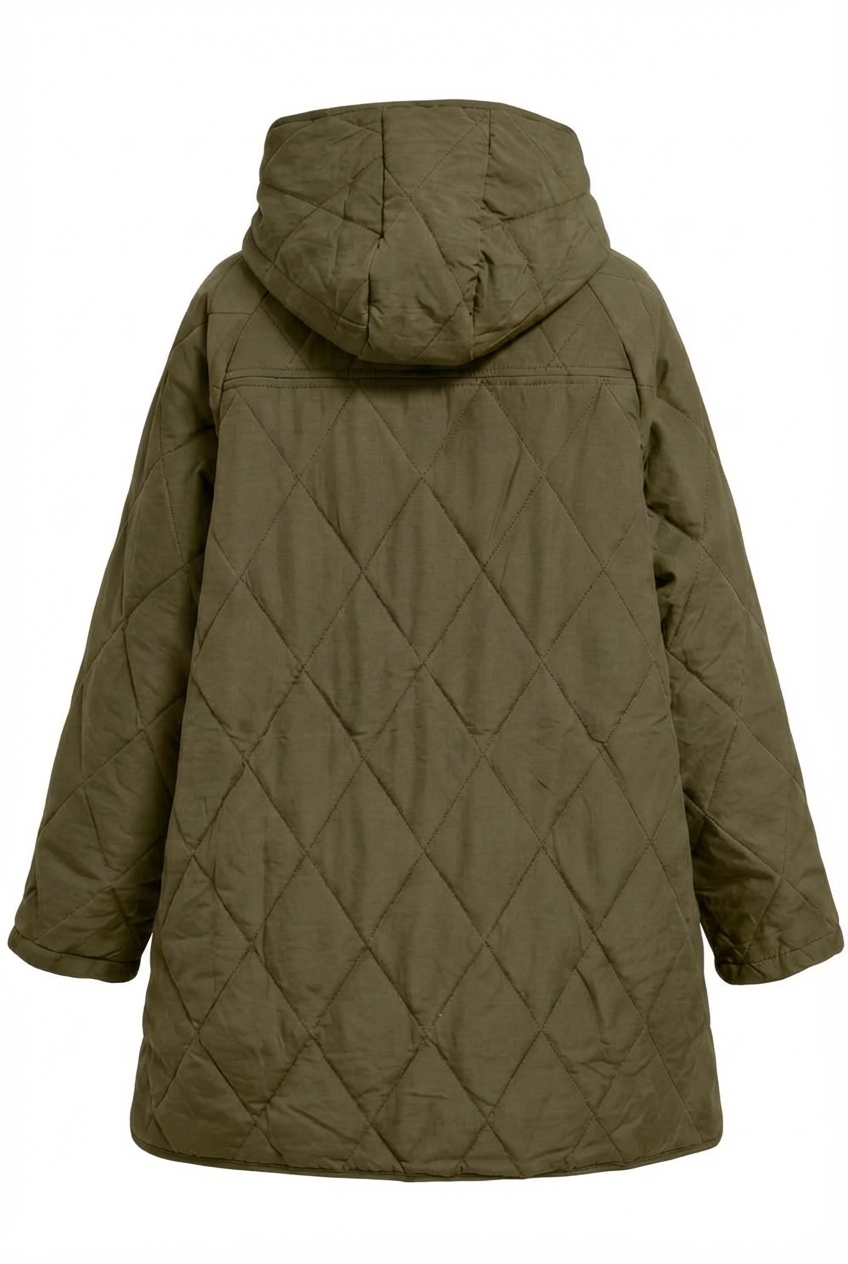 Lina | Quilted Hooded Jacket